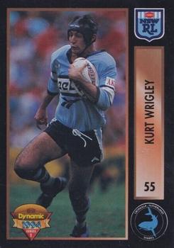 1994 Dynamic Rugby League Series 1 #55 Kurt Wrigley Front